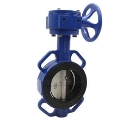 Затвор поворотный межфланцевый ABRA-BUV-VF826D400G Ду400 Ру16 с редуктором